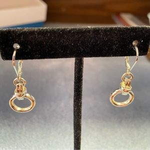 Napier silvertone earrings